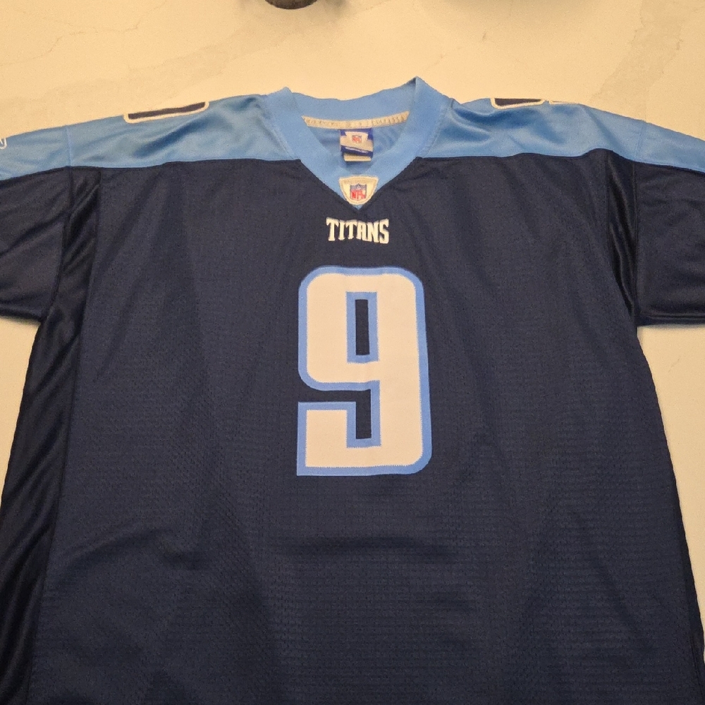 Reebok Tennessee Titans 2XL Navy Blue Football Jersey